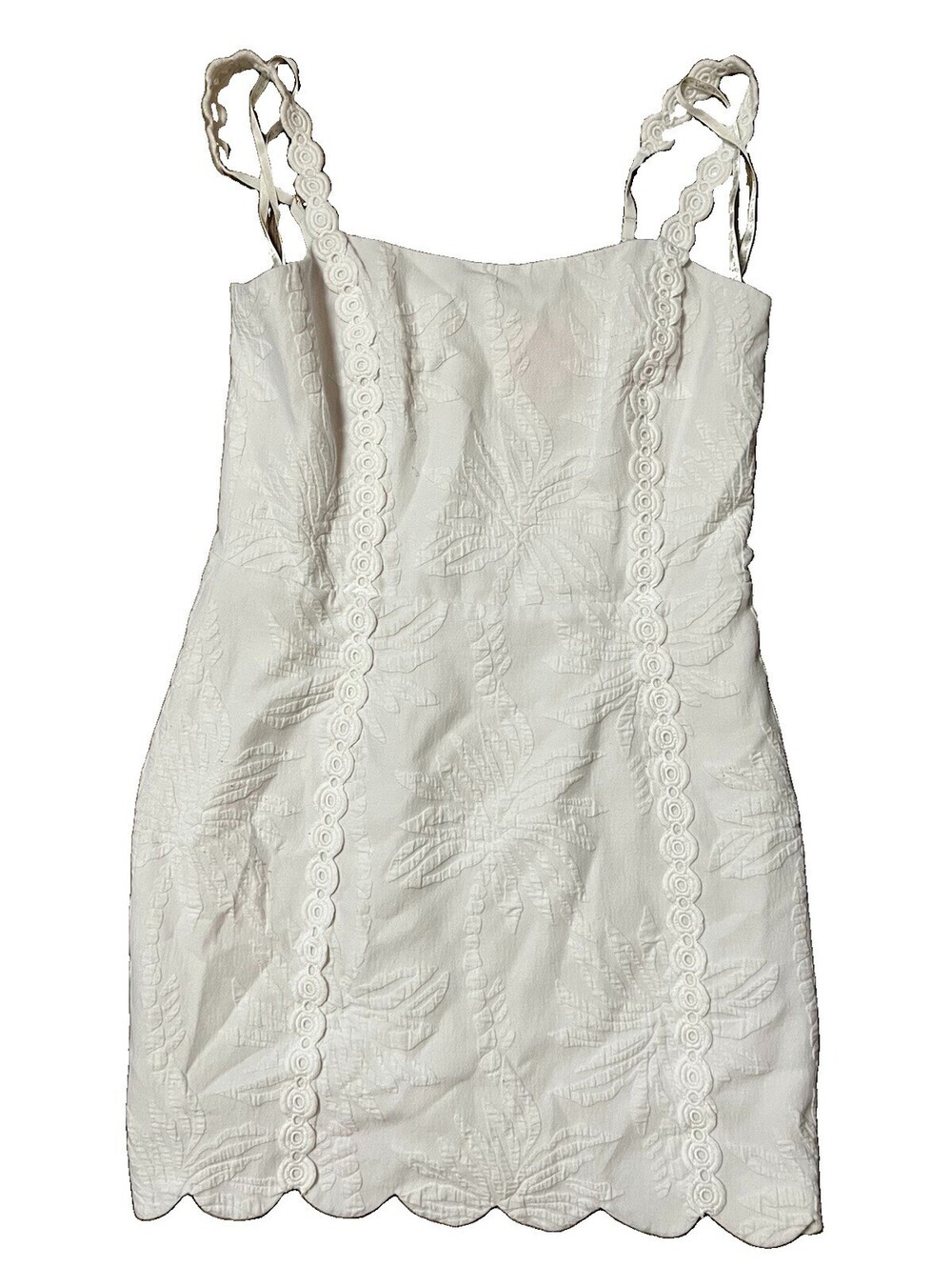 Lilly Pullitzer White Jacquard Dress
